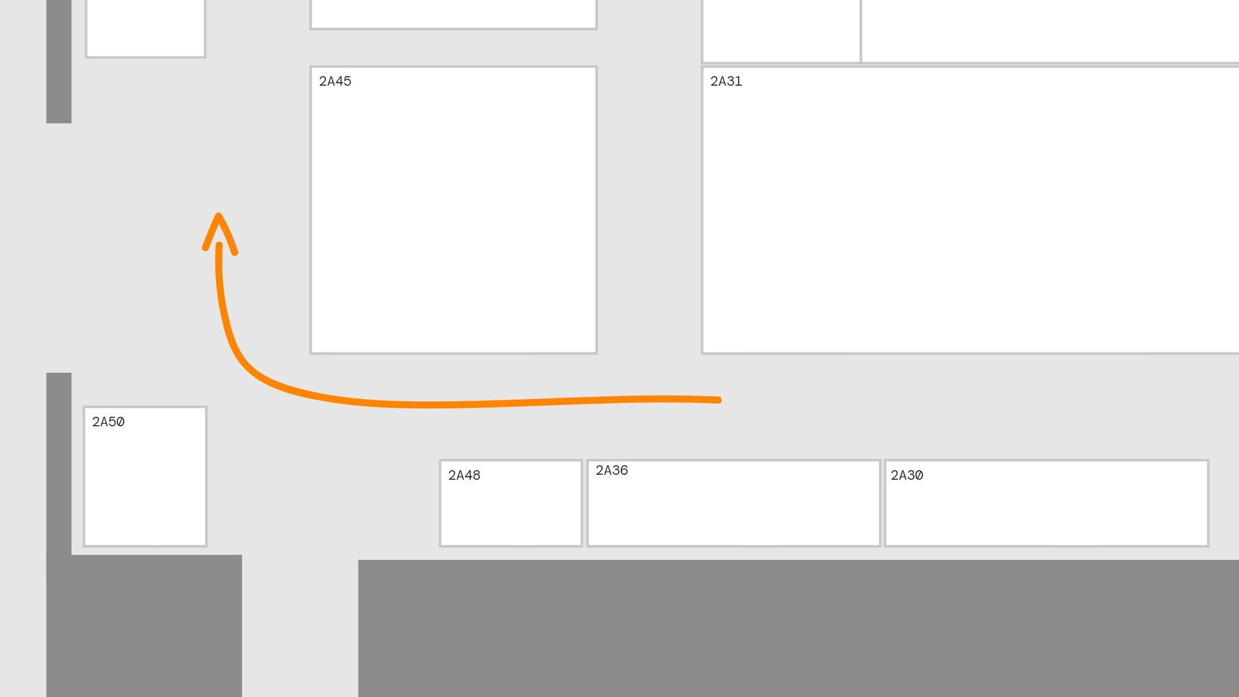 autonomIQ booth: visitor flow toward the stand