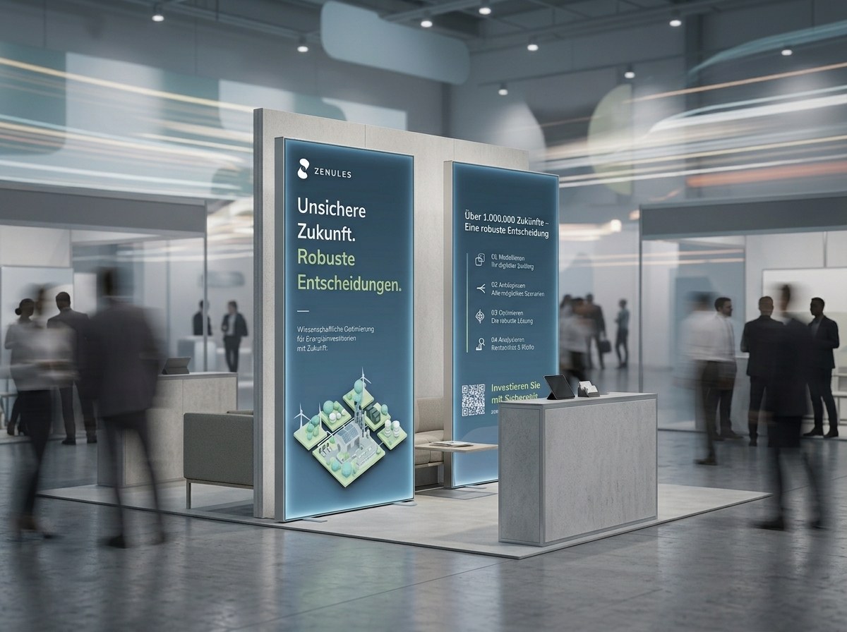 Zenules trade show rollup mockup